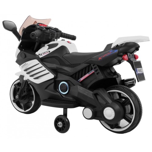 Vozidlo Motocykl SuperBike Bílá