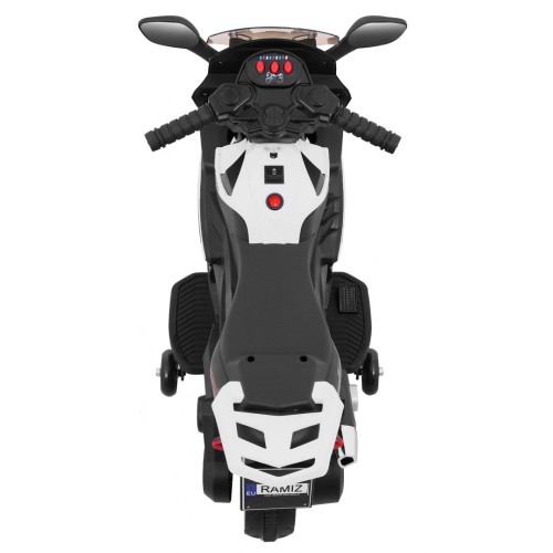 Vozidlo Motocykl SuperBike Bílá