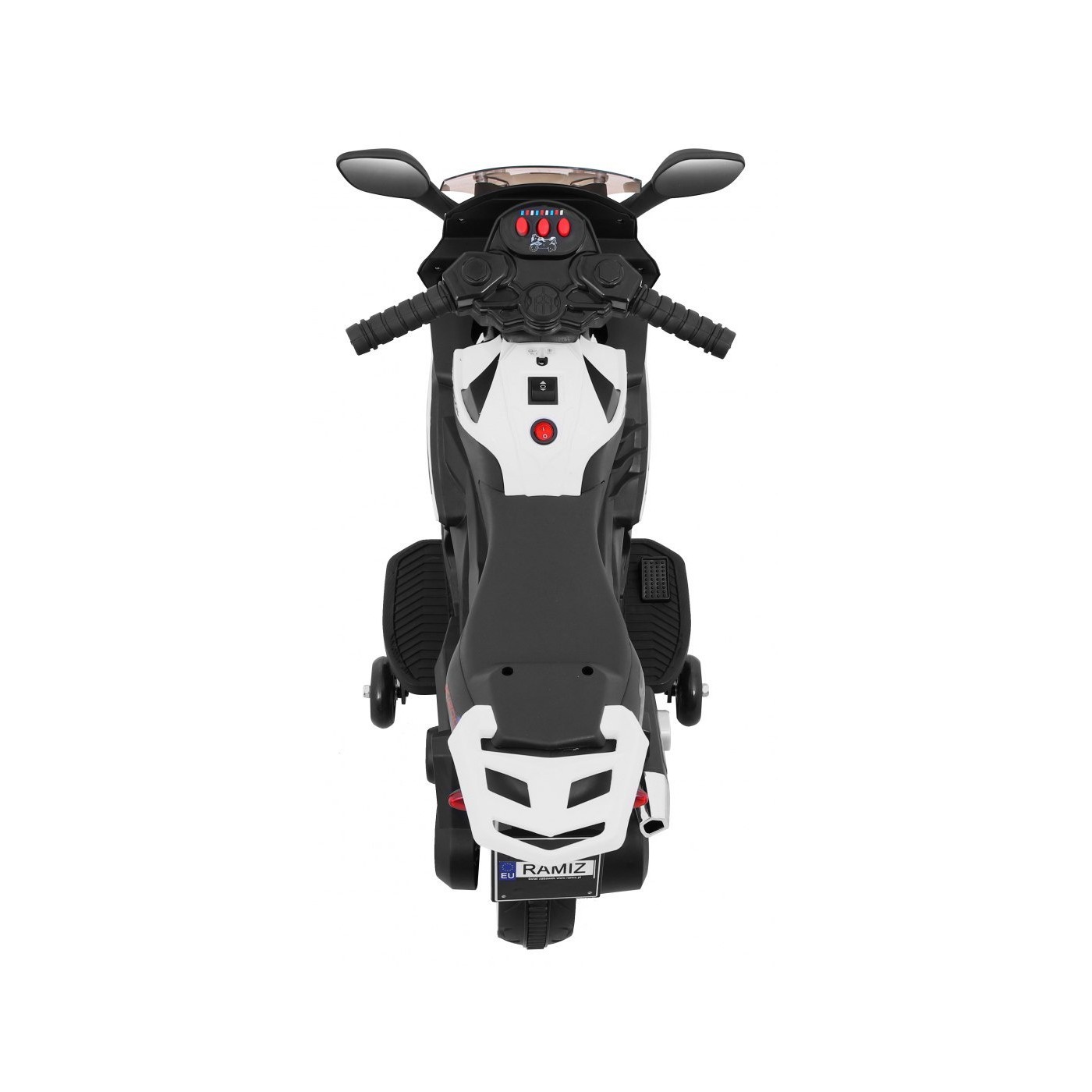 Vozidlo Motocykl SuperBike Bílá