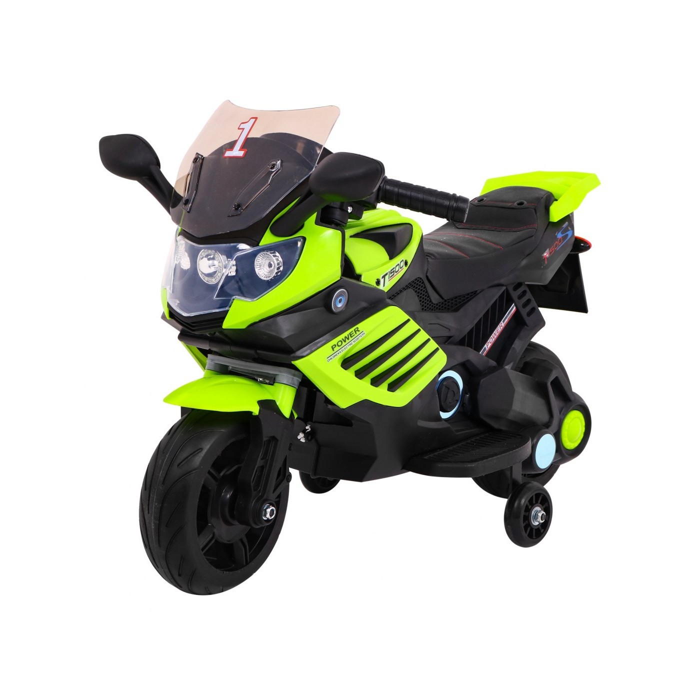 Vozidlo Superbike zelená