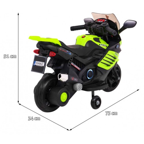 Vozidlo Superbike zelená
