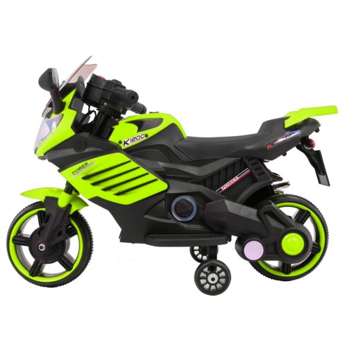 Vozidlo Superbike zelená