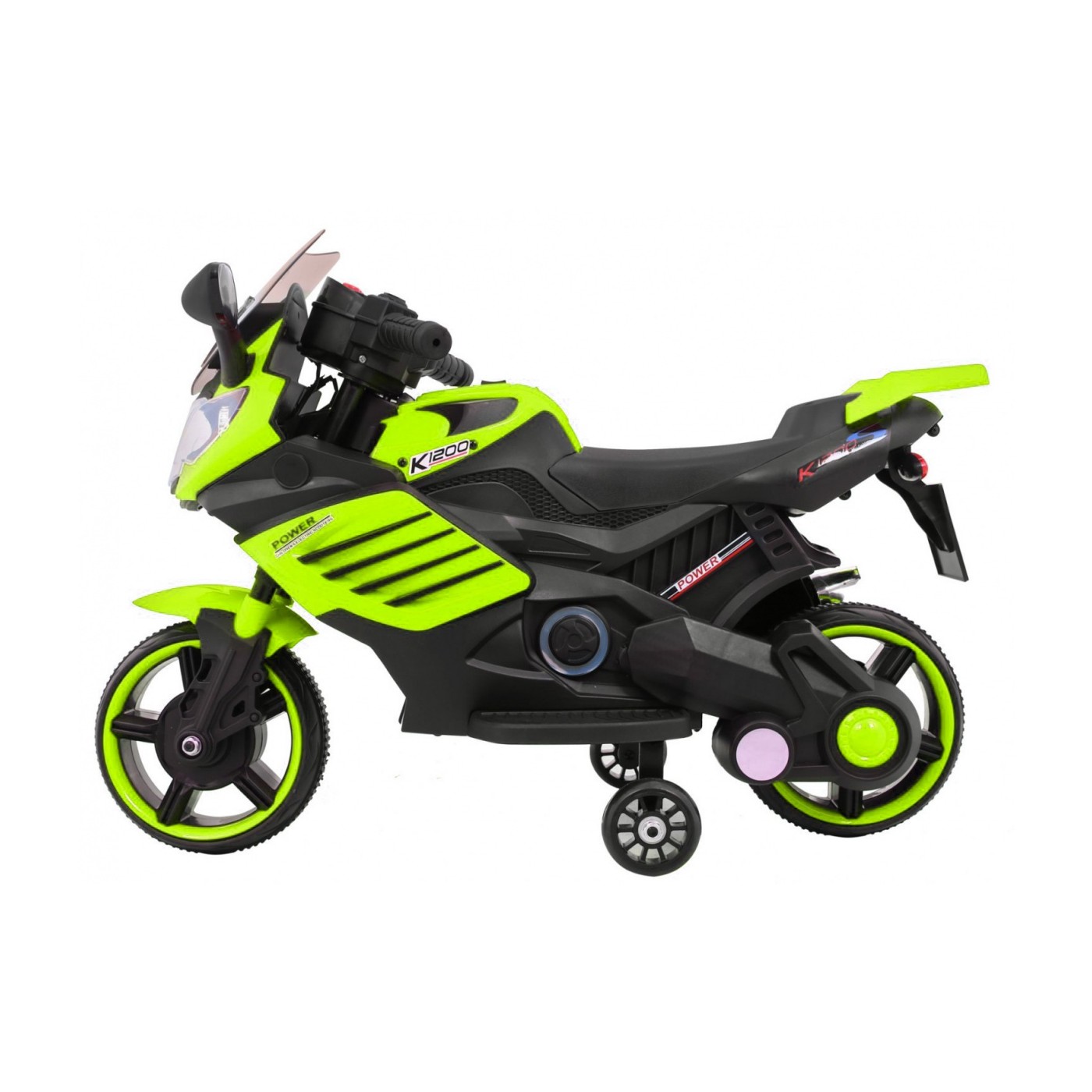 Vozidlo Superbike zelená