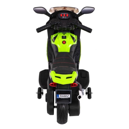 Vozidlo Superbike zelená