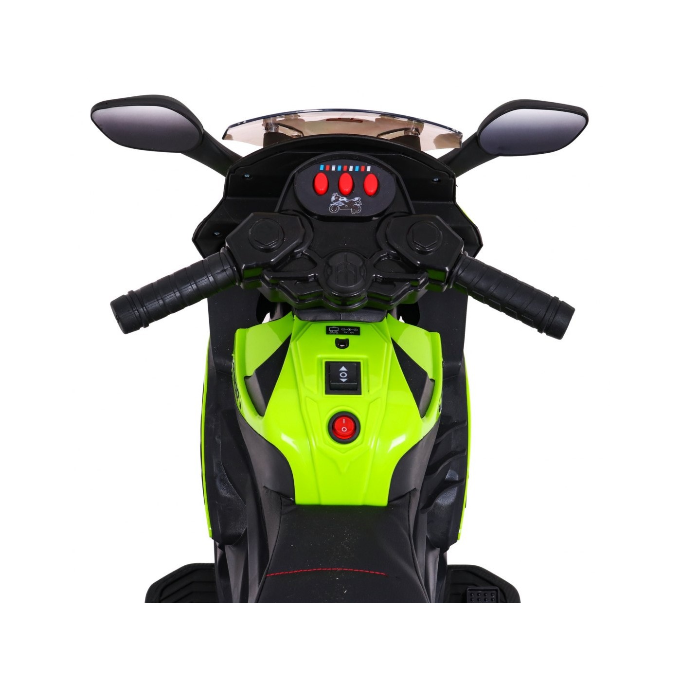 Vozidlo Superbike zelená