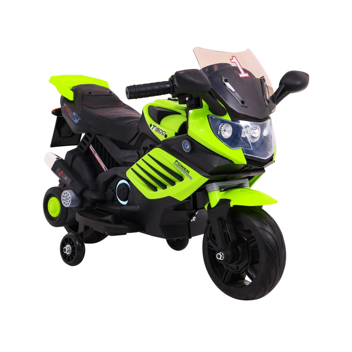 Vozidlo Superbike zelená