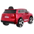 Výtah na baterie pro děti Audi Q7 červený lak + dálkové ovládání + pomalý start + EVA + MP3 LED