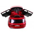 Výtah na baterie pro děti Audi Q7 červený lak + dálkové ovládání + pomalý start + EVA + MP3 LED