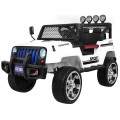 Off-Road Raptor Drifter Bílý Dálkový Disk 4x4 Schránka Pomalý Start MP3 LED