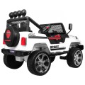 Off-Road Raptor Drifter Bílý Dálkový Disk 4x4 Schránka Pomalý Start MP3 LED