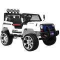 Off-Road Raptor Drifter Bílý Dálkový Disk 4x4 Schránka Pomalý Start MP3 LED