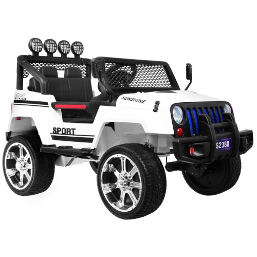 Off-Road Raptor Drifter Bílý Dálkový Disk 4x4 Schránka Pomalý Start MP3 LED