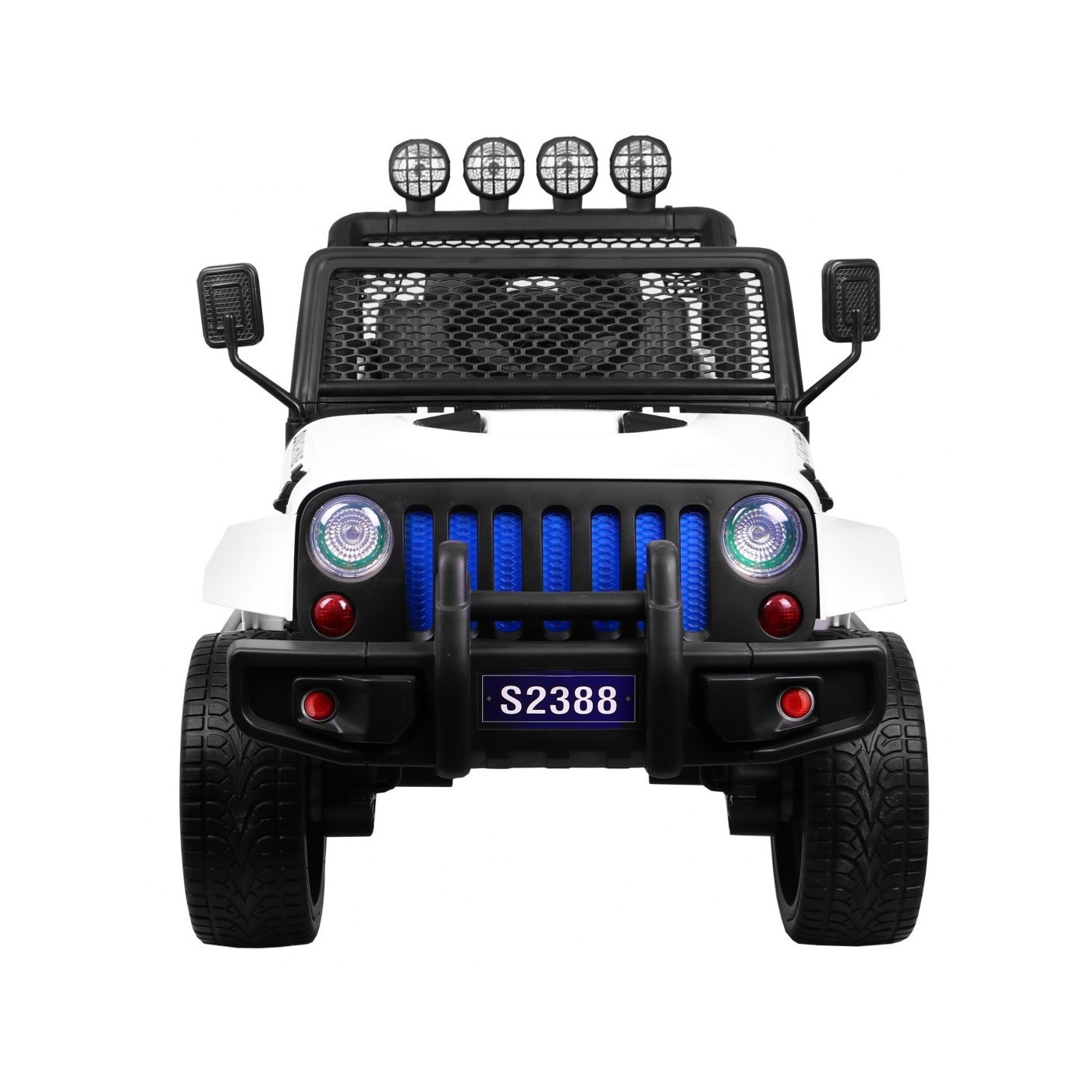 Off-Road Raptor Drifter Bílý Dálkový Disk 4x4 Schránka Pomalý Start MP3 LED
