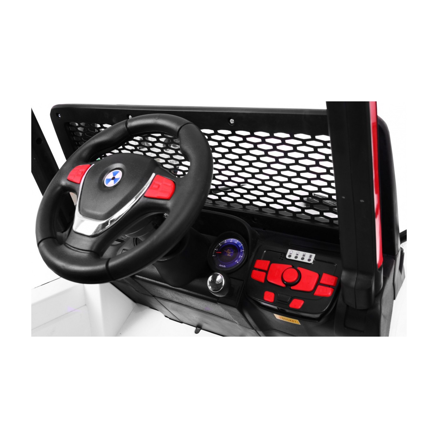 Off-Road Raptor Drifter Bílý Dálkový Disk 4x4 Schránka Pomalý Start MP3 LED