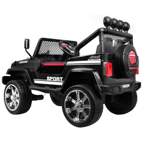 Off-Road Raptor Drifter černý + Remote + 4x4 Drive + Clipboard + Slow Start + MP3 LED