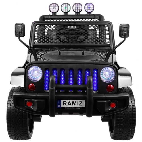 Off-Road Raptor Drifter černý + Remote + 4x4 Drive + Clipboard + Slow Start + MP3 LED
