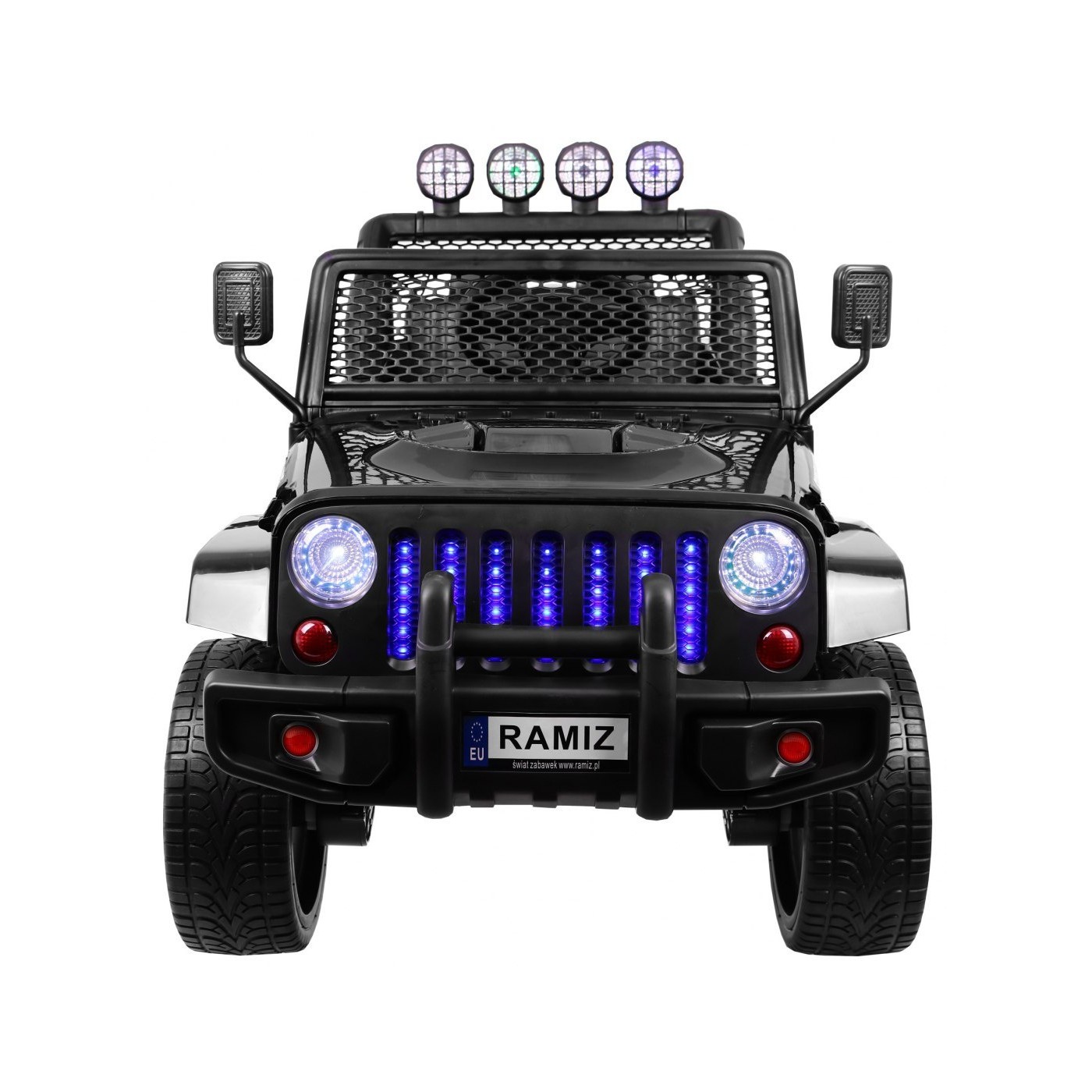 Off-Road Raptor Drifter černý + Remote + 4x4 Drive + Clipboard + Slow Start + MP3 LED