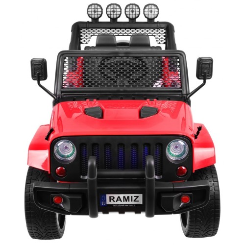 Off-Road Raptor Drifter červená + Remote + 4x4 Drive + Clipboard + Slow Start + MP3 LED