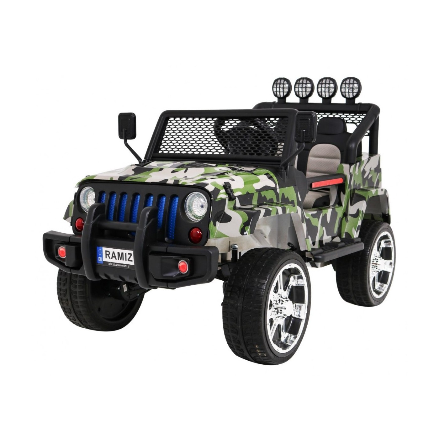 Off-Road Raptor Drifter Moro + Dálkové ovládání + Naped 4x4 + Schránka + Pomalý start + MP3 LED