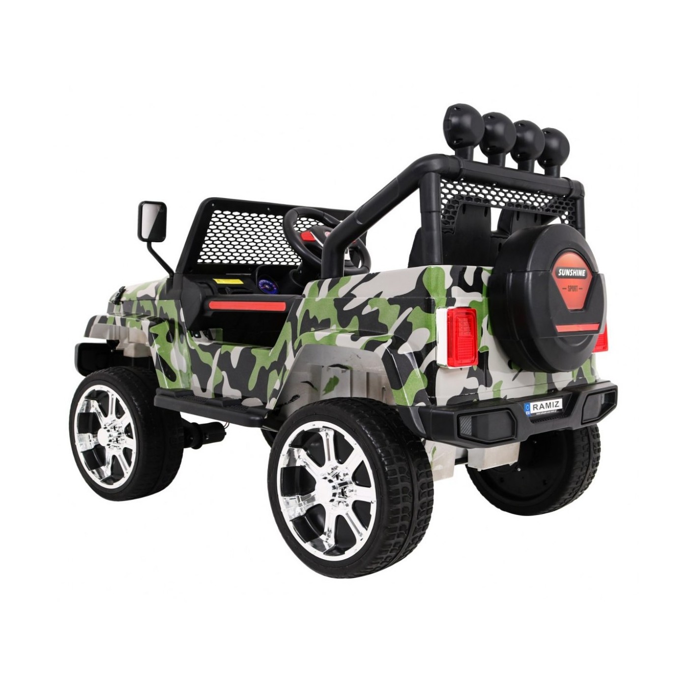 Off-Road Raptor Drifter Moro + Dálkové ovládání + Naped 4x4 + Schránka + Pomalý start + MP3 LED