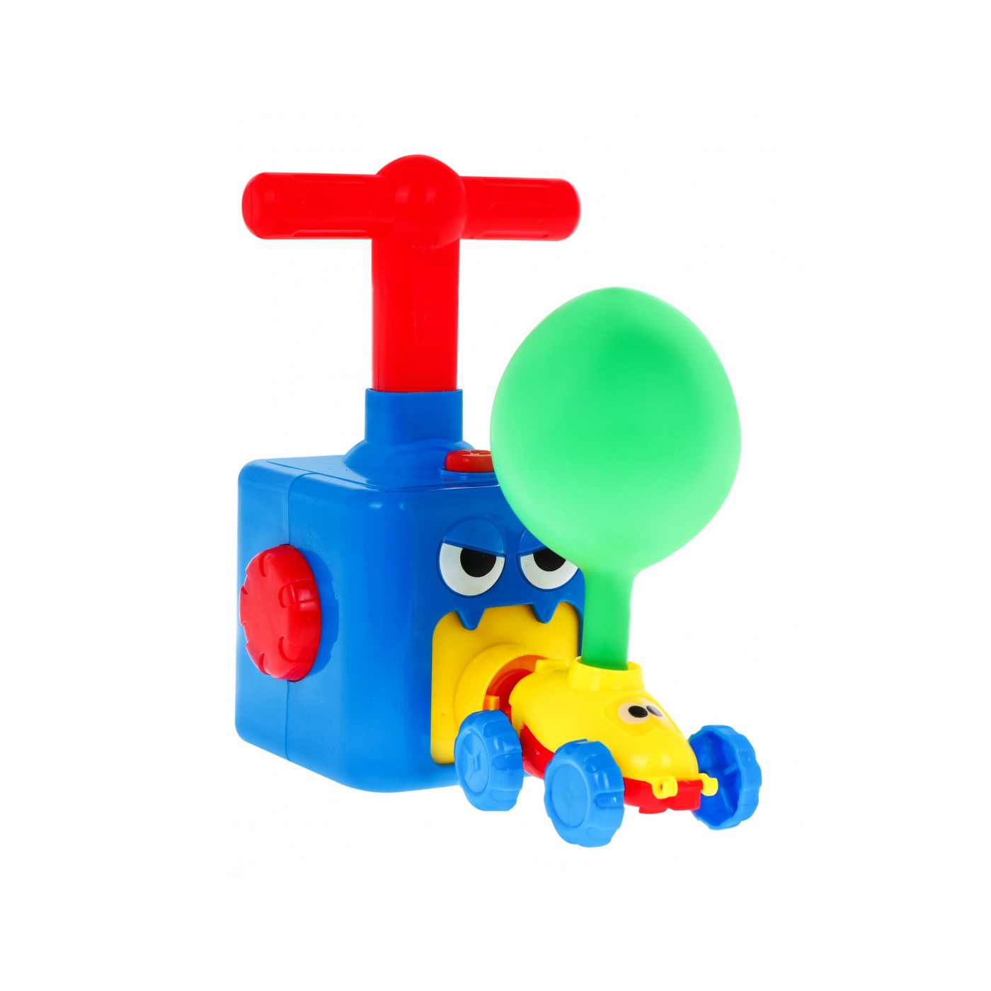 Sada balónkových autíček pro děti 3+ balónová pumpa + 2 autíčka + 4 balónky