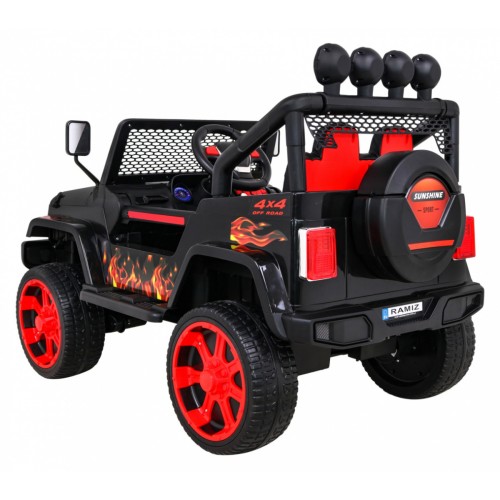 Off-Road Raptor Drifter Flames + Remote + Drive 4x4 + Clipboard + Slow Start + MP3 LED
