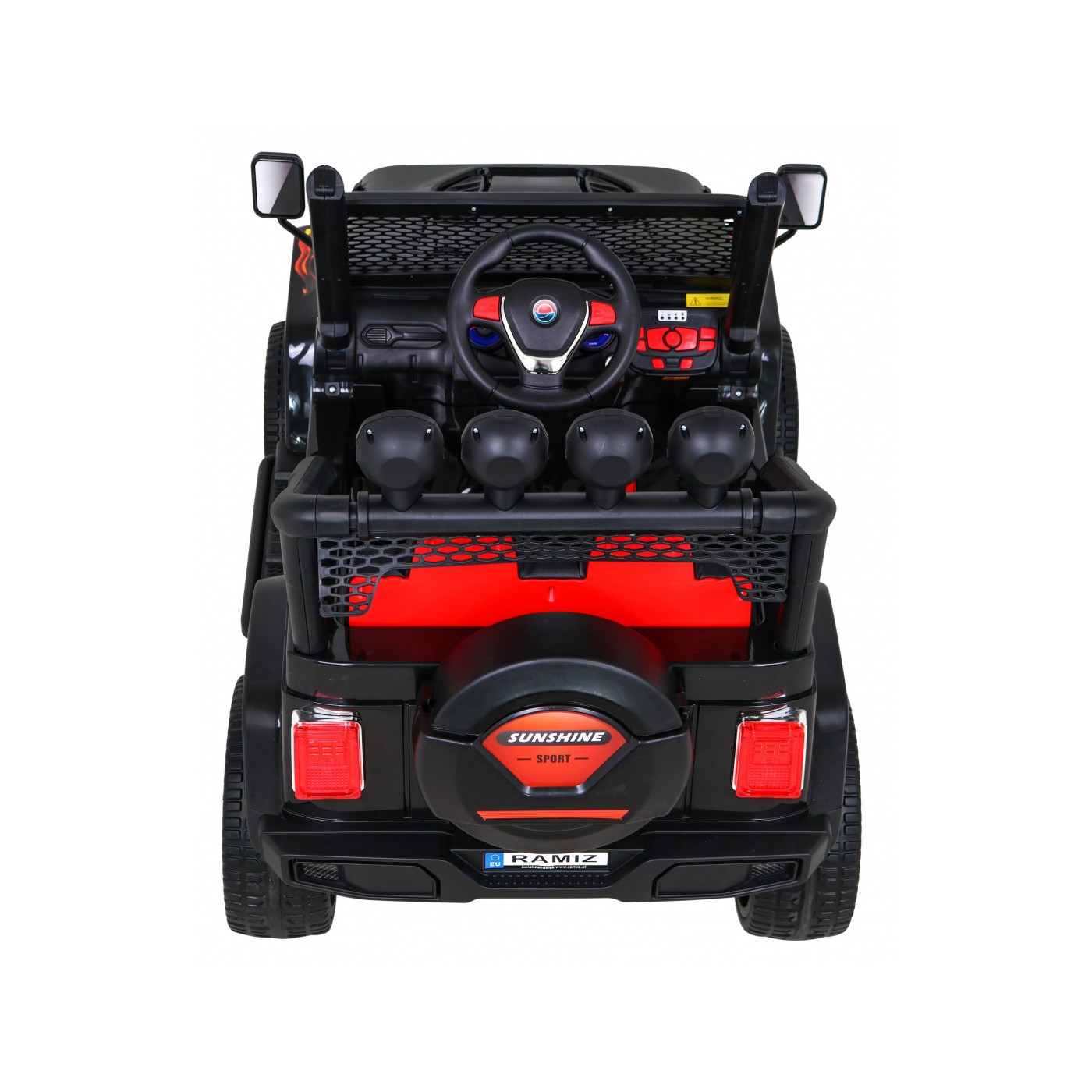 Off-Road Raptor Drifter Flames + Remote + Drive 4x4 + Clipboard + Slow Start + MP3 LED