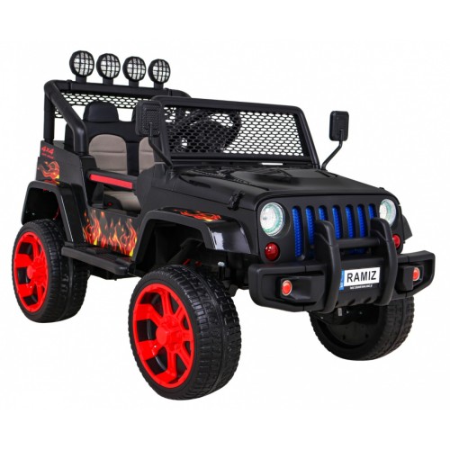 Off-Road Raptor Drifter Flames + Remote + Drive 4x4 + Clipboard + Slow Start + MP3 LED
