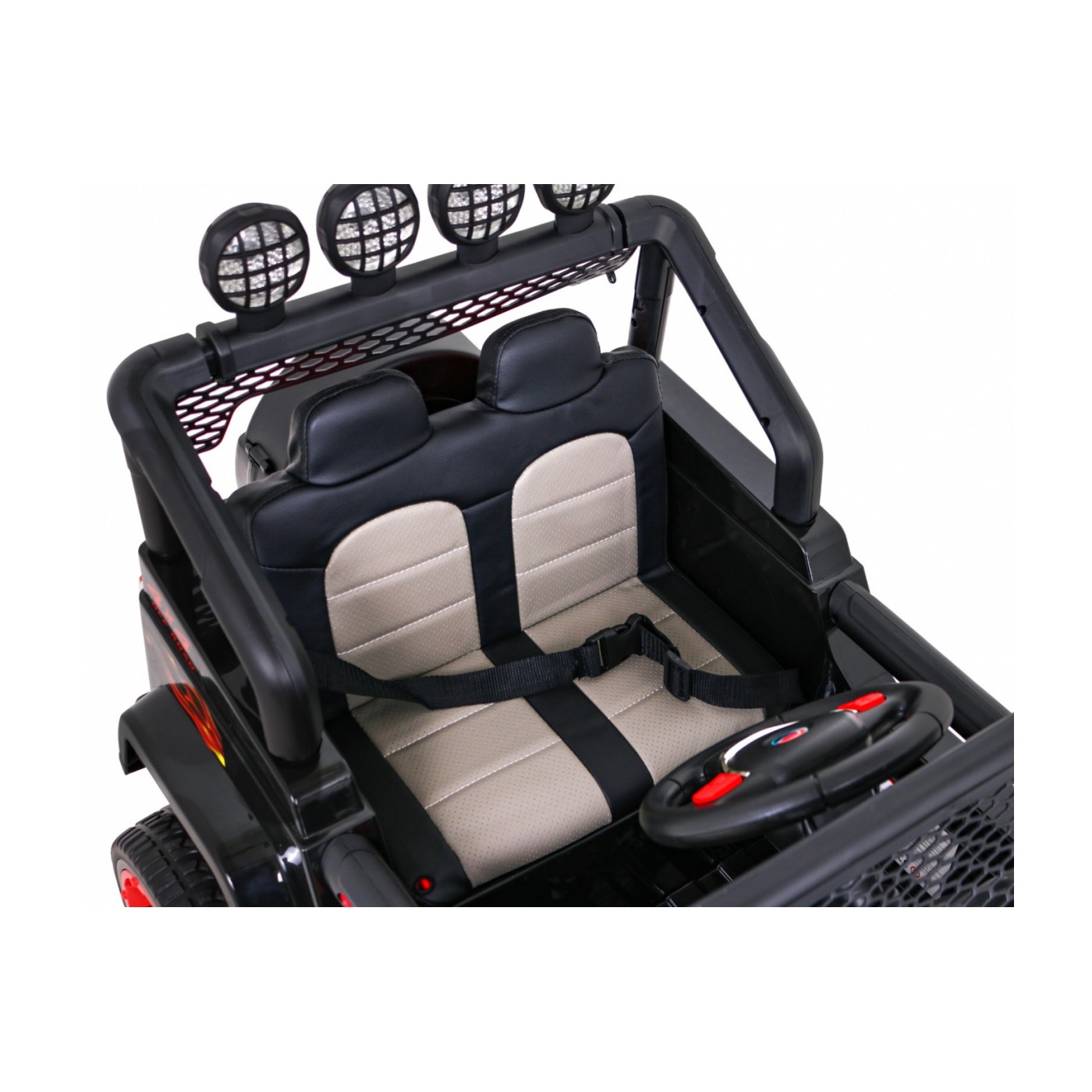 Off-Road Raptor Drifter Flames + Remote + Drive 4x4 + Clipboard + Slow Start + MP3 LED