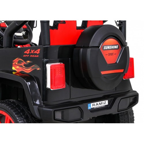 Off-Road Raptor Drifter Flames + Remote + Drive 4x4 + Clipboard + Slow Start + MP3 LED