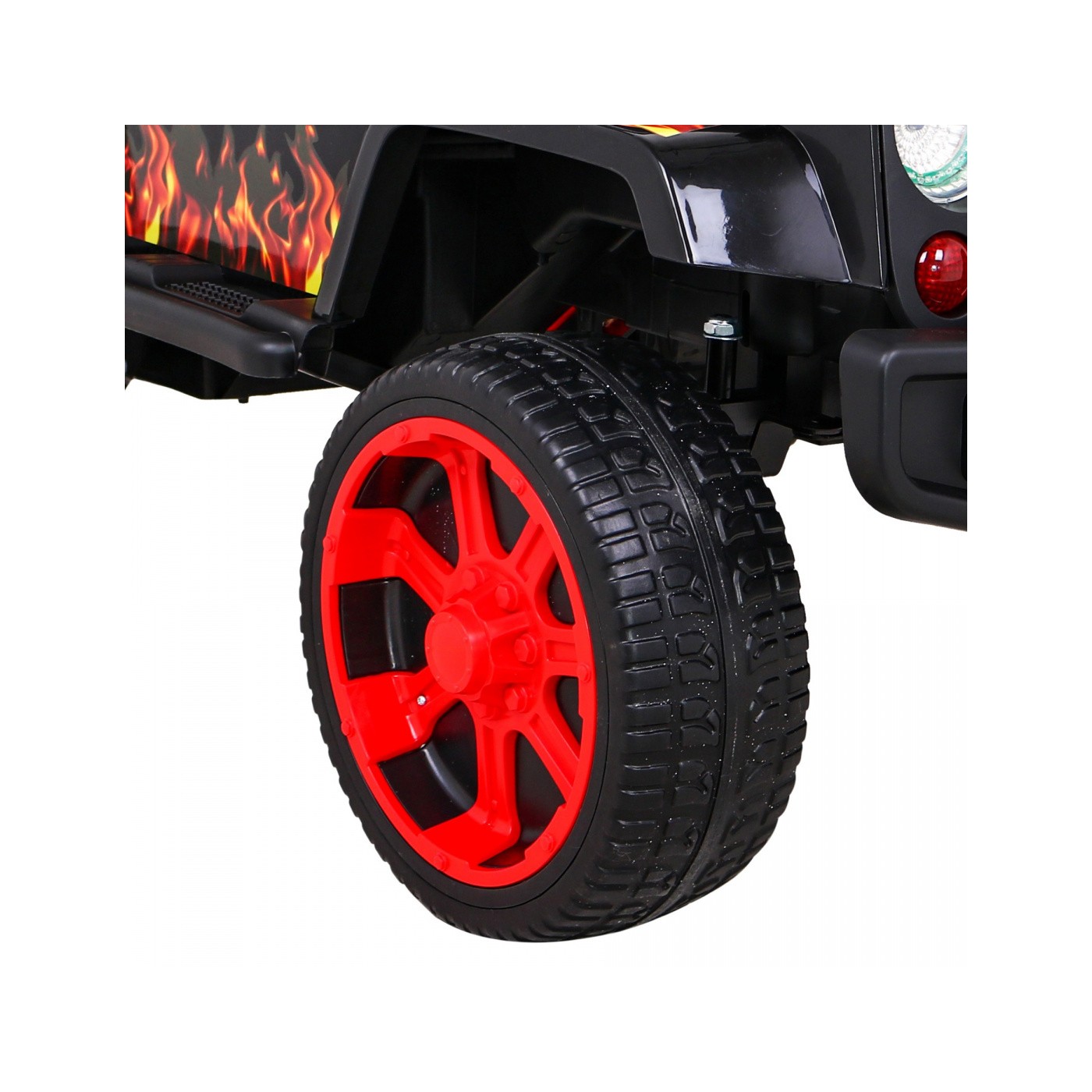 Off-Road Raptor Drifter Flames + Remote + Drive 4x4 + Clipboard + Slow Start + MP3 LED
