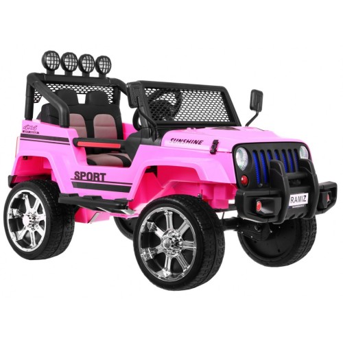 Off-Road Raptor Drifter Růžový Dálkový Disk 4x4 Schránka Pomalý Start MP3 LED