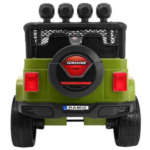 Off-Road Raptor Drifter Zelený Dálkový Disk 4x4 Schránka Pomalý Start MP3 LED