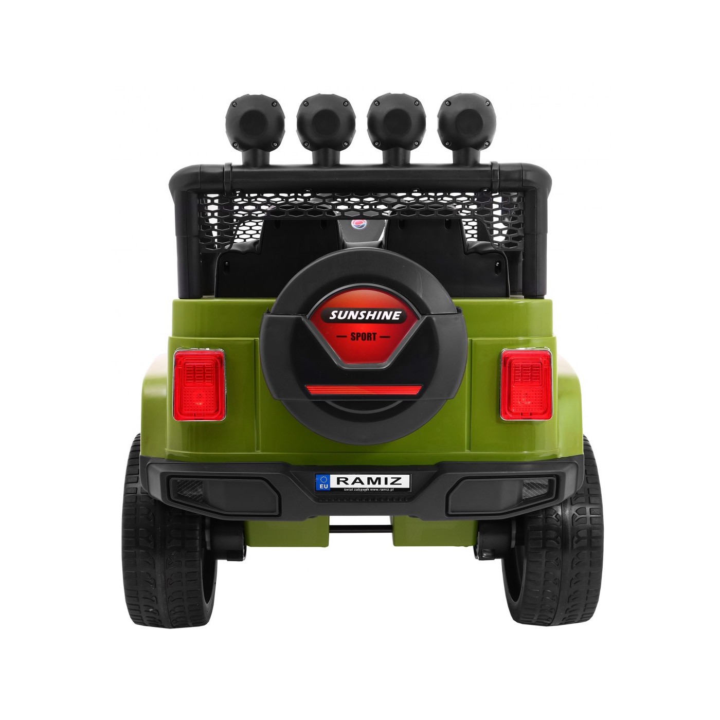 Off-Road Raptor Drifter Zelený Dálkový Disk 4x4 Schránka Pomalý Start MP3 LED