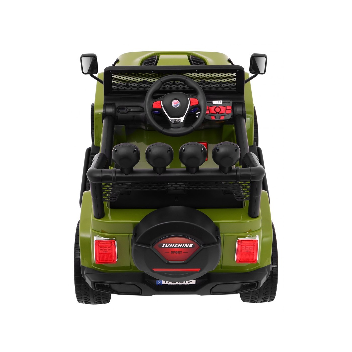 Off-Road Raptor Drifter Zelený Dálkový Disk 4x4 Schránka Pomalý Start MP3 LED