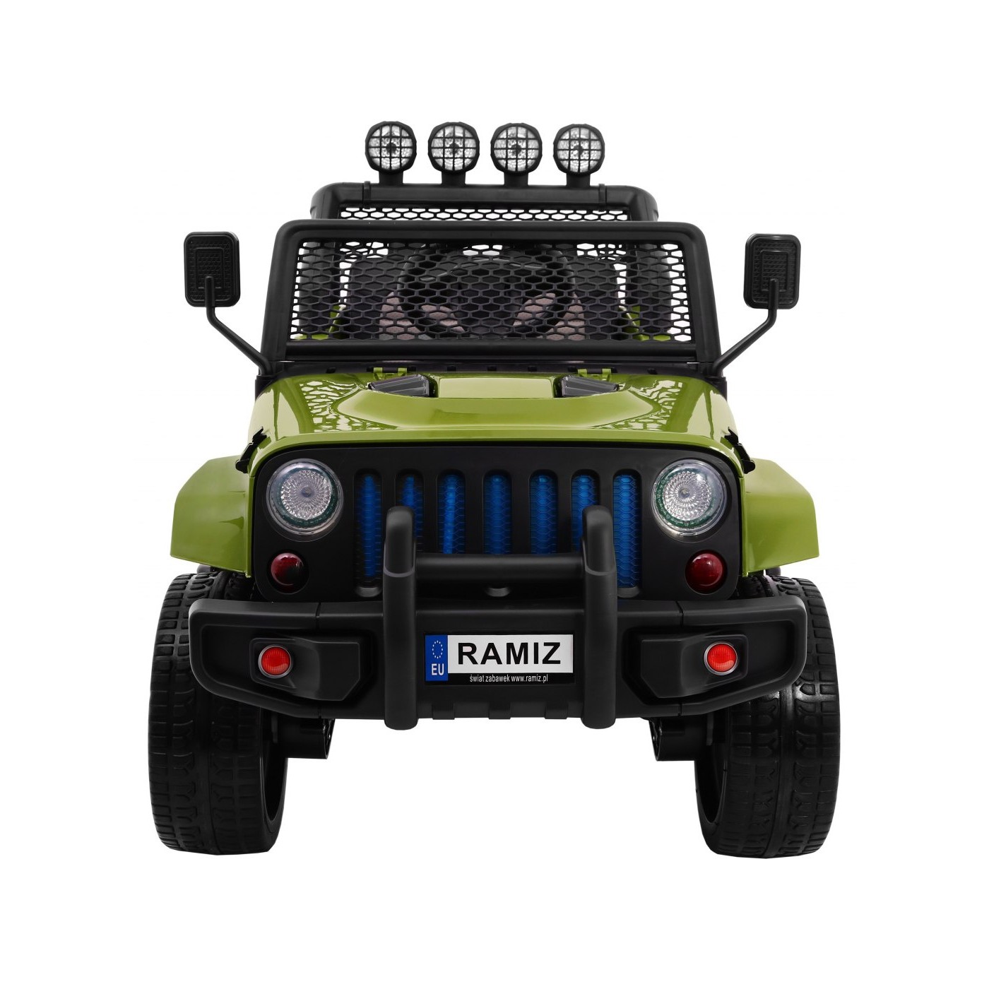 Off-Road Raptor Drifter Zelený Dálkový Disk 4x4 Schránka Pomalý Start MP3 LED