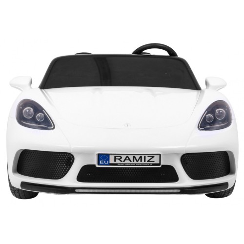 Perfecta Auto 2 Dětská Bílá Nafouknutá Kola Bezkartáčový Motor MP3 LED Pomalý Start