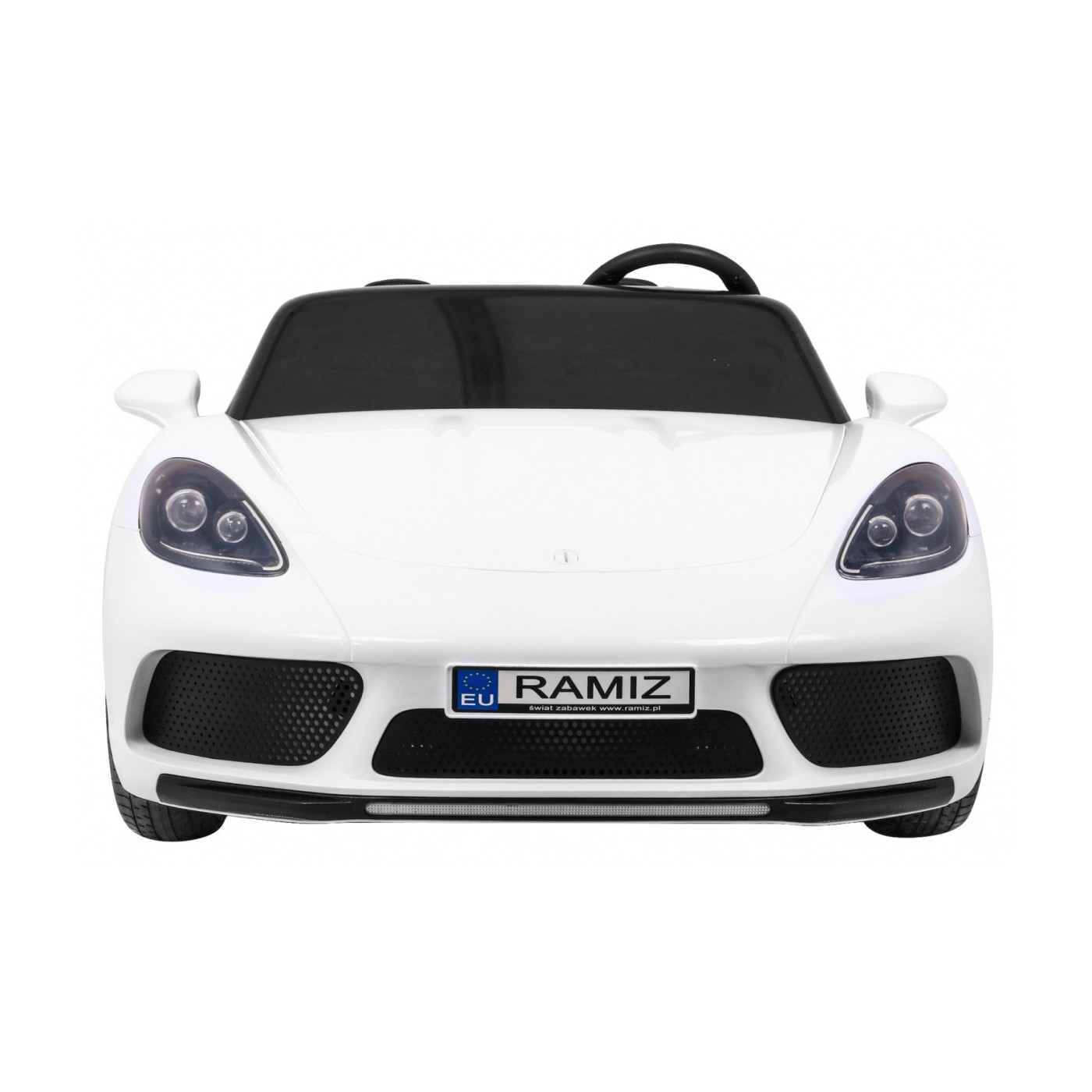 Perfecta Auto 2 Dětská Bílá Nafouknutá Kola Bezkartáčový Motor MP3 LED Pomalý Start