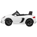 Perfecta Auto 2 Dětská Bílá Nafouknutá Kola Bezkartáčový Motor MP3 LED Pomalý Start