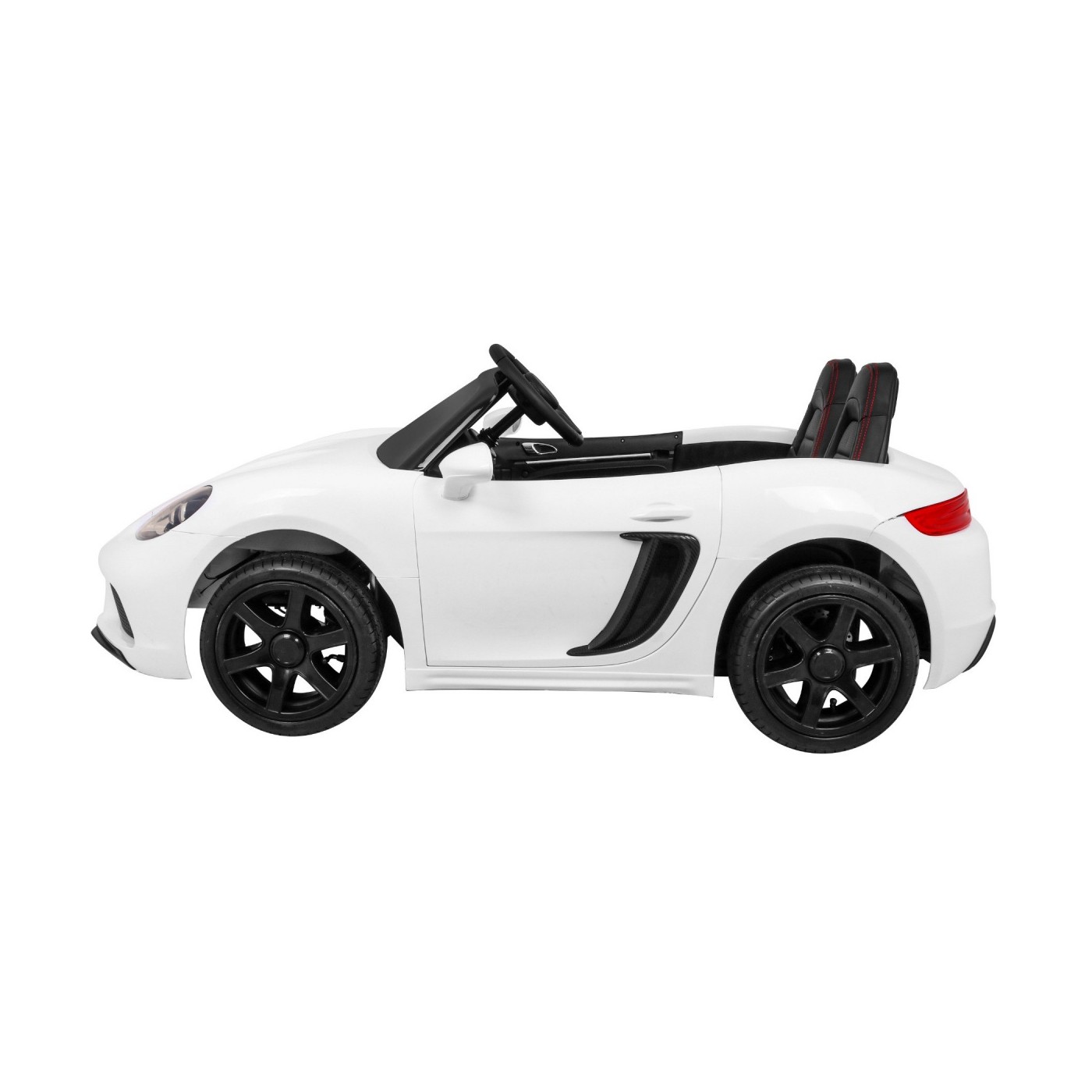 Perfecta Auto 2 Dětská Bílá Nafouknutá Kola Bezkartáčový Motor MP3 LED Pomalý Start