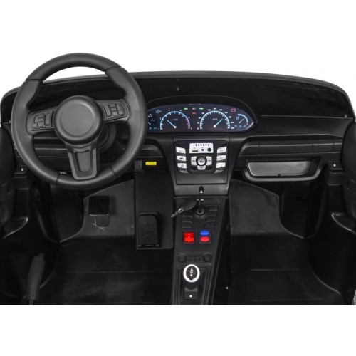 Perfecta Auto 2 Dětská Bílá Nafouknutá Kola Bezkartáčový Motor MP3 LED Pomalý Start