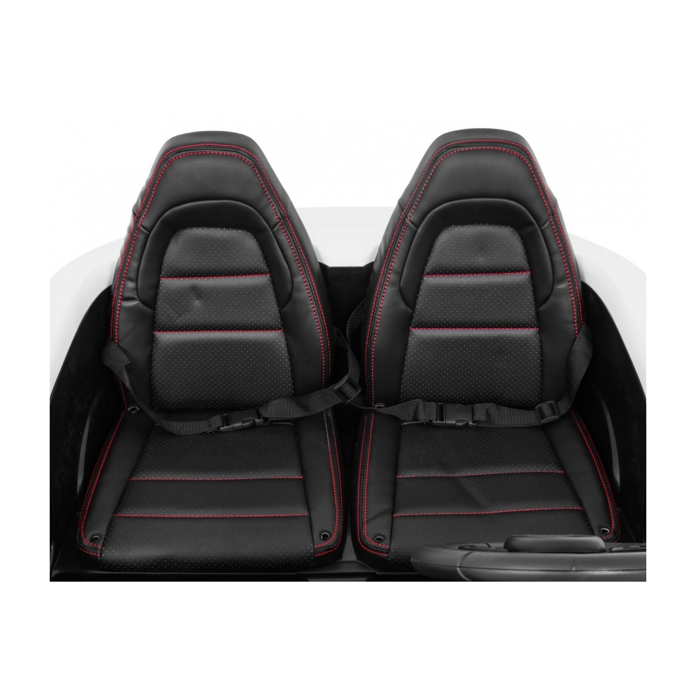 Perfecta Auto 2 Dětská Bílá Nafouknutá Kola Bezkartáčový Motor MP3 LED Pomalý Start
