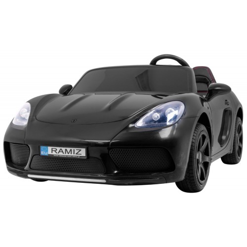 Perfecta Auto 2 Děti Černá Nafukovací Kolečka Bezkartáčový Motor MP3 LED Pomalý Start