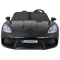 Perfecta Auto 2 Děti Černá Nafukovací Kolečka Bezkartáčový Motor MP3 LED Pomalý Start