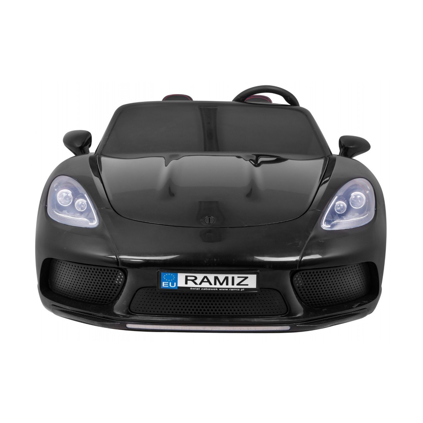 Perfecta Auto 2 Děti Černá Nafukovací Kolečka Bezkartáčový Motor MP3 LED Pomalý Start
