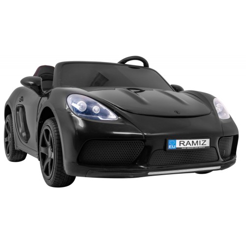 Perfecta Auto 2 Děti Černá Nafukovací Kolečka Bezkartáčový Motor MP3 LED Pomalý Start