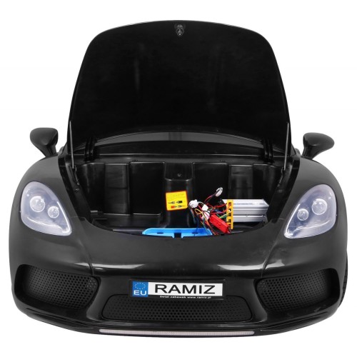 Perfecta Auto 2 Děti Černá Nafukovací Kolečka Bezkartáčový Motor MP3 LED Pomalý Start