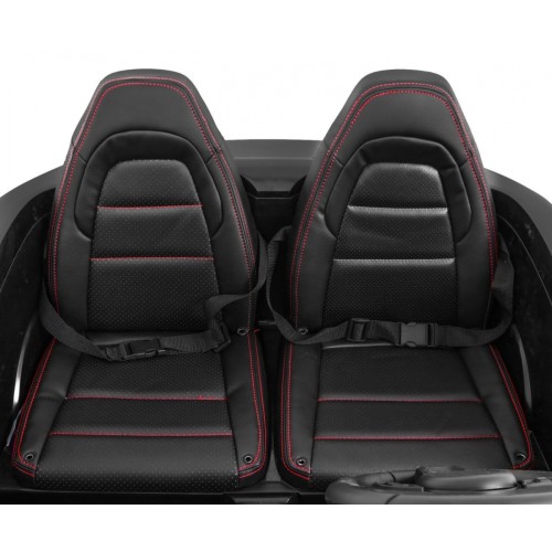 Perfecta Auto 2 Děti Černá Nafukovací Kolečka Bezkartáčový Motor MP3 LED Pomalý Start