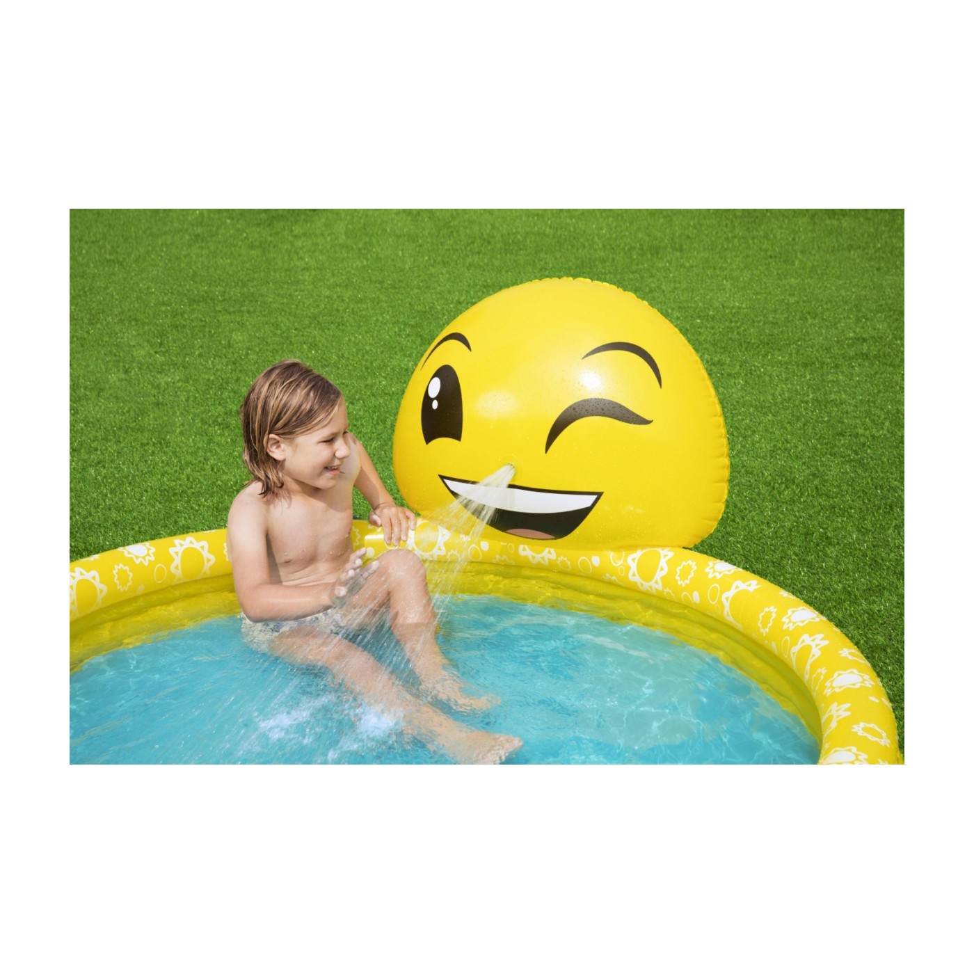 Bazén brouzdaliště Veselý smajlík 1 65 1 44 69cm BESTWAY