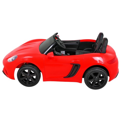 Dětská červená nafouknutá kola Perfecta Auto 2 Bezkartáčový motor MP3 LED pomalý start